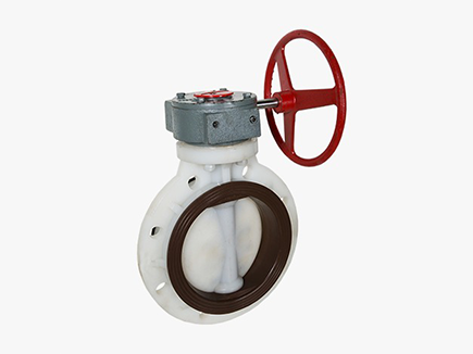 GEAR-OPERATED-BUTTERFLY-VALVE-PVDF
