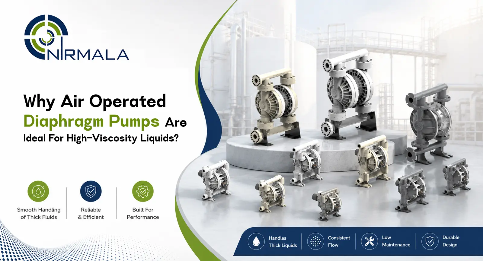 Why Air Operated Diaphragm Pumps Are Ideal for High-Viscosity Liquids